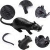 Boao 33 Pcs Plastic Fake Rat Plastic Mouse Toys Decorations Realistic Pranks Rats Simulated Big Small Mouse Mice Toys for April Fools Day Halloween Prank Party Supplies