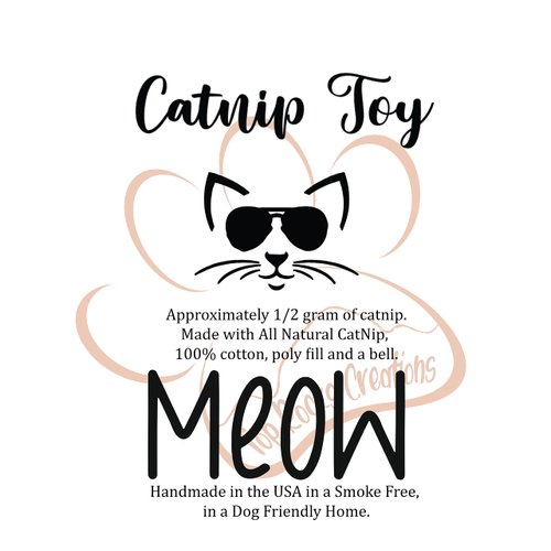 Rainbow Catnip Pillow Toy Kicker. Made with Organic Catnip (3 Pack (1 each shape))