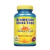 Nature's Life Bromelain Sinus Ease 1200mg with Vitamin C & Quercetin Sinus Health, Immune Function & Seasonal Support 100 Vegetarian Capsules