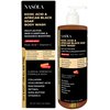 Nasola Kojic Acid African Black Soap Body Wash Authentic with Vitamin C, Shea Butter, Collagen, Niacinamide, Hyaluronic Acid, and Vitamin E - 11.83 Fl Oz
