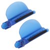 Sectioning Clip,2PCS Sectioning Clips Heat Insulation Easy Speed Separator Clip Speed Separator Hair Clip for Wig Extension Hair Blue