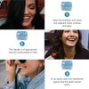 40pcs Dental Toothpick Brushes 1.0mm Blue Floss Pick Brush Interdental Brush Flossing Head Oral Brush Flosser Toothpick Cleaning Tools Oral Care Floss interdental Cleaners Pick interdental toothpicks