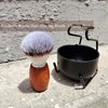 Shaving Brush Set for Men, 3pcs Shaving Set Includes Shaving Brush Shaving Bowl and Razor Stand
