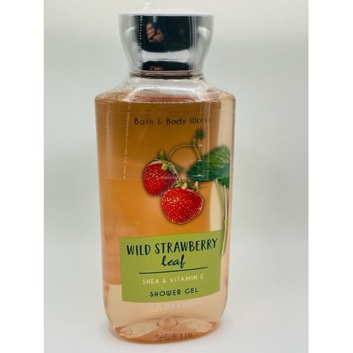 Bath Body Works Wild Strawberry Leaf Shower Gel 10 Ounce Body Wash