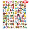100 PCS Funny Summer Pool Temporary Tattoos Sticker Hawaiian Beach Tropical Luau Birthday Party Decorations Favors Supplies Gifts Girls Boys Baby Showers Prizes Cute Tattoo School Reward Themed