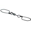 Billfisher DSS300-2Pk Double Snap Fishing Swivels, Black