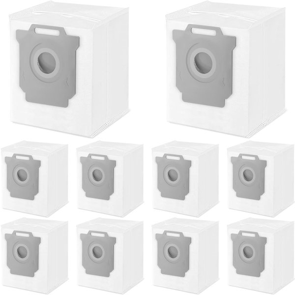 KGC 10 Pack Vacuum Bags Compatible with iRobot Roomba Vacuum Bags i & s & j Series, Replacement for iRobot Roomba i1+ i3+(3550) i4+ i6+ j6+ i7+ i7Plus j7+(7550) i8+ s9+ Vacuum Bags