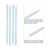 100 pieces disposable cuticle pusher, cuticle pusher remover cleaner for fingernail, cuticle cleaning and nail care for beginners and professional nail technicians(blue)