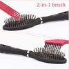 2 Pieces Hair Brush Cleaning Tool Comb Cleaning Brush Remove Hair Brush Cleaner Rake Mini Hair Brush Remover for Removing Hair Dust Home and Salon Use, Pink