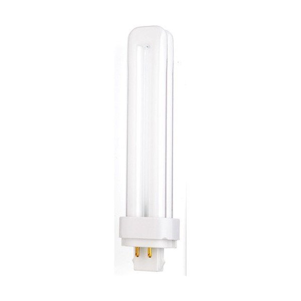 Sylvania S6739 (10 Pack) 20673 CF26DD/E/835/ECO 26-Watt 3500K 4-Pin Double Tube Compact Fluorescent Lamp, 10 Count (Pack of 1)