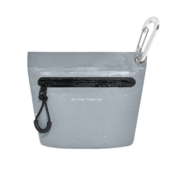 Travel Soap Container Portable Soap Holder Travel Case, Waterproof and Leak Proof, Solutions for Travelling with Bar Soap (Gray)