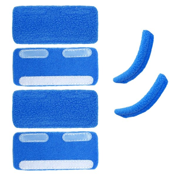 playWooWgo 4 Pack Nasal Cannula Ear Cushions, Oxygen Tubing Comfort Faces Covers, Ear Protectors for Oxygen Tubing,Reduce Ear Pain and Cheek Red Marks and Discomfort for Oxygen Users