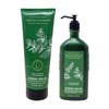 Generic Bath and Body Work Aromatherapy Stress Relief EUCALYPTUS + SPEARMINT Body Wash and Body Lotion Set - Full Size, Green
