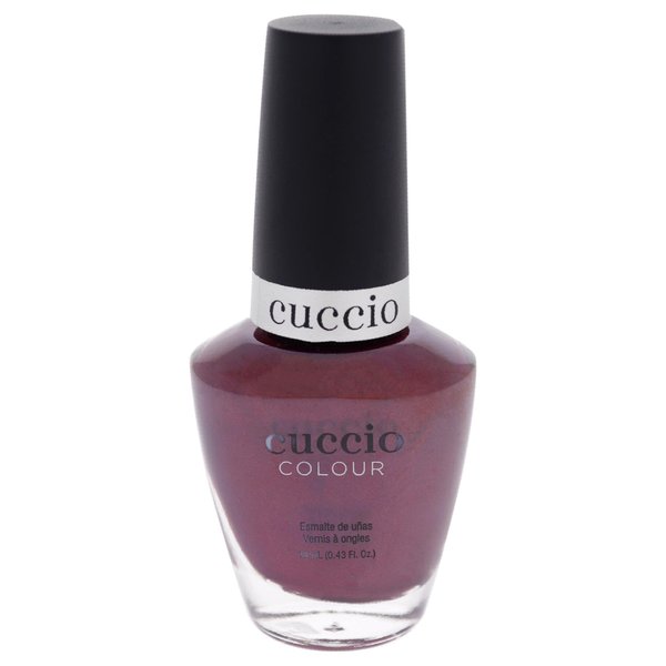 Cuccio Colour Nail Polish - Moscow Red Square - Nail Lacquer for Manicures & Pedicures, Full Coverage - Quick Drying, Long Lasting, High Shine - Cruelty, Gluten, Formaldehyde & 10 Free - 0.43 oz