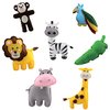 Peachy Keen Crafts Kids Sewing Kit, Learn to Sew Kit for Kids Ages 8-12, Beginner Felt Sewing Kit for Kids, Make 6 Fun Felt Craft Stuffed Animals and A Pin Cushion, Teach Basic Sewing Stitches