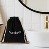 Hair Dryer Bags Drawstring Bag Container Hairdryer Bag Hair Travel Bag Hair Tools Travel Bag for Use at Home, Traveling, Guest Rooms,Bathroom and Hotels(Black)
