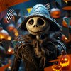 WinnerWhy 5 Pcs Nightmare Before Xmas Party Decorations Nightmare Theme Birthday Banner Horrible Birthday Party Decorations Felt Ball Pennant Garland for Christmas Halloween Birthday Party Supplies