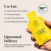 Propolis Liposomal Vitamin C by Beekeeper's Naturals, 1000mg Vitamin C, Propolis & Organic Honey, Supercharged Immune Support & Increased Bioavailibity for Max Absorption, 12 Ct