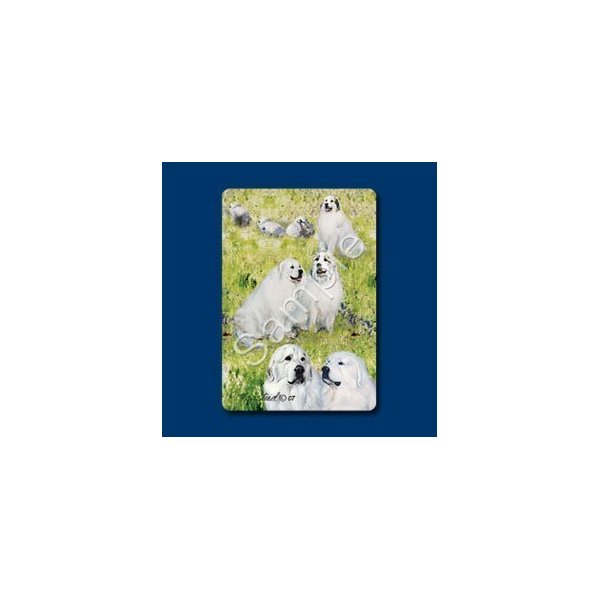 Great Pyrenees Dog Playing Cards - Artwork by Ruth Maystead