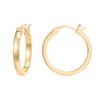 PAVOI 14K Yellow Gold Plated 925 Sterling Silver Post Lightweight Hoops | 20mm | Yellow Gold Hoop Earrings for Women