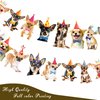 3Pcs Chihuahua Party Banner Chihuahua Dog Birthday Party Decorations Dog Party Supplies Chihuahua Birthday Cutout Banner for Pet Dog Theme Baby Shower Supplies