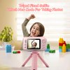Makolle Kids Camera, Kids Camera for Girls, Kids Digital Camera, Kid Video Camera for vlogging, Kids Video Camera with Flip-up Lens for Toddler Camera 3 4 5 6 7 8 Years Old Girls