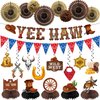 Western Party Decorations, West Cowboy Party Decorations, Yee Haw Cowboy Theme Party Decorations kit for Boys Birthday Cowboy Baby Shower Birthday Party Decor