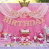 Rose Gold Happy Birthday Banner - NO DIY -Rose Gold Glitter Birthday Party Banner - Pre-Strung -Rose Gold Birthday Garland Ready to Use Rose Gold Birthday Party Decorations & Decor