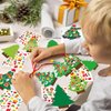 Qyeahkj 30 Sets Christmas Tree DIY Craft Kit for Kids Toddlers Christmas 3D Art Project Paper Ornaments Making Crafts for Preschool Kids Ages 4-8, 8-12 for Xmas New Year Party Favors, 6 Styles