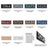 Montague Metal Products Floating Modern 4‘’ Number Horizontal Address Plaque-Assembled-Address Sign-House numbers sign-Aluminum-Easy to Install-4 Digit