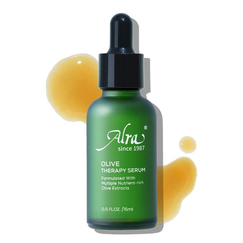 Alra Olive Therapy Serum for Face, Acne Treatment for Face with 22% Olive Extracts, Face Serum Reduces Redness & Anti-Acne, Skincare Gifts for Women/Men in Oily & Acne-Prone Skin, 0.5 fl oz/15ml