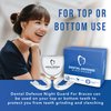Dental-Defense Professional Dental Guard for Braces for Adults and Kids: Reduces Teeth Clenching & Grinding, Anti Grinding Teeth Protector Made in The USA (Adult, Clear) 2 Pack