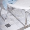 Softtouch 7/8 Inch Rubber Folding Metal Chair Leg Cap Replacement White, 4 Pieces
