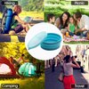 ME.FAN Silicone Collapsible Bowls - Silicone Folding Travel Bowl with Lids - Expandable Food Storage Containers Set - Portable, [27oz]