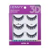 iEnvy False Eyelashes 3 Pairs Fluffy and Natural Multiangle and Volume Faux Mink Lashes (03)