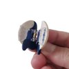 Funny Mini Whale Hair Clip,Acetate Hair Clip,Small Claw Clip for Women,Pack of 2,Royal Blue