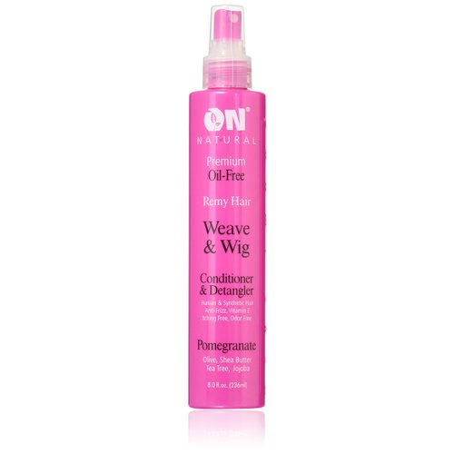 On Natural Weave & Wig Conditioner & Detangler, Pomegranate, 8 Fluid Ounce