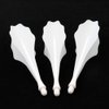CUESOUL Very Slim TRAJ AK8 New Integrated Dart Flights and Shafts Wave Shape,Dart Flight White set of 3