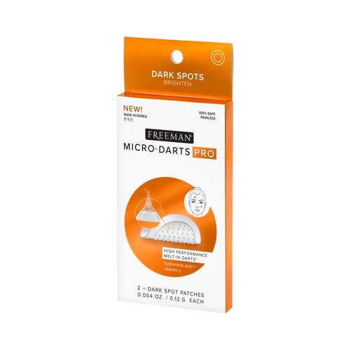 Freeman Micro-Darts Pro - Dark Spot Patches, Post Pimple Brightening Skincare Patch, Hydrating & Brightening, Vitamin C, Invisible & Non-Invasive Skin Treatment, Get Glowing Skin, 1 Count