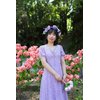 Alove Ditto Purple Butterflies Crown Flower Headband Hair Wreath Butterfly Garland Crown Headpiece for Wedding or Holiday Party