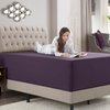 Empyrean Cal King Sheets deep Pocket Fitted - Purple California King Fitted Sheet, Soft Cal King Fitted Sheet Only for 18 to 24 Inch Mattresses, Fitted Sheet California King with Corner Straps