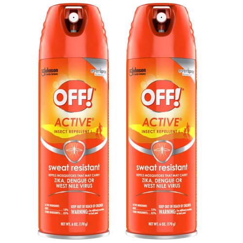 OFF! Active Insect Repellent (6 Oz, Pack of 2)