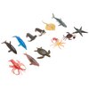 Sea Animal Figures Party Supplies | Party Favor | Pack of 12, 2 1/2" x 1 1/4", Multi Color, Model:390251