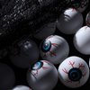 niCWhite Plastic Halloween Eyeballs Scary Ping Pong Eyeballs for Kids Toys,30pcs 1.5In Fake Eye Balls Hollow Eyeballs Beer Pong for Halloween Party Favors Goody Bag Fillers,Halloween Terror Props