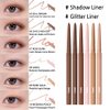 BBIA Last Auto Gel Eyeliner 15 Colors – Multi-Use Longwear & Waterproof Eyeliner, Easy Drawing with Smooth Texture, Smudge-Resistant, Shadow & Glitter Eye Liner, Korea Eye Makeup (09 ROSE GOLD)