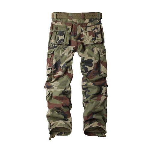 AKARMY Womens Cargo Pants with Pockets Outdoor Casual Ripstop Camo Military Combat Construction Work Pants C29 Camo