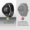 GELISHI Compatible with Garmin Instinct Bands, Stainless Steel Quick Release Watch Band Replacement Strap for Garmin Instinct/Instinct 2/ Instinct Tide/Instinct Tactical, Black