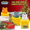 Yoya Toys Squeeze pops Mouse in Cheese Squishy - Squeeze Fidget Toy, Mouse Pop Up Fidget Toy - Stress Relief Plush, Squeeze Cheese - Autism/ADHD Cheese Wedge Toy - Set of 3 Popping Mice Toy