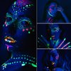 Lookmee Blacklight Neon Face and Body Paint , 0.84oz Set of 8 Tubes , Blacklight Neon Fluorescent