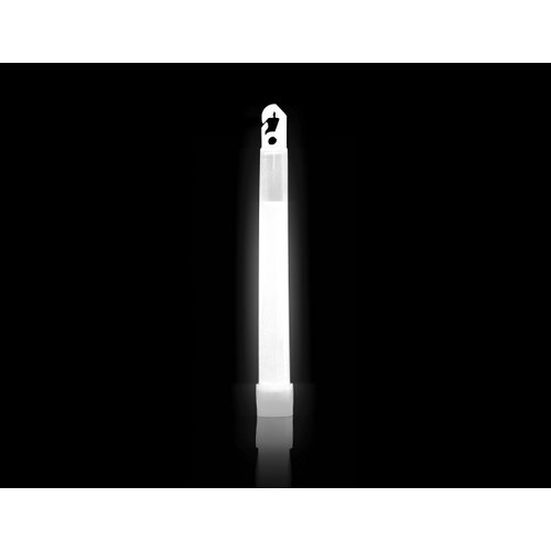 Cyalume Military Grade White Glow Sticks - Premium Bright 6” ChemLight Emergency Glow Sticks with 8 Hour Duration (Bulk Pack of 10 Chem Lights)